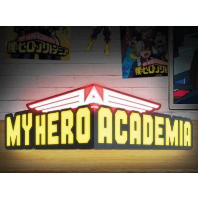 My hero academia logo lampe decorative 1