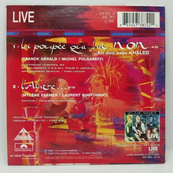 Mylene farmer khaled la poupee qui fait non cd single occasion 1