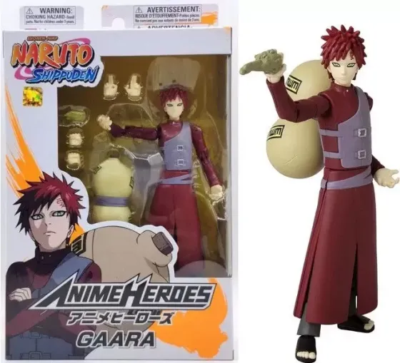 Naruto gaara figurine anime heroes 17cm