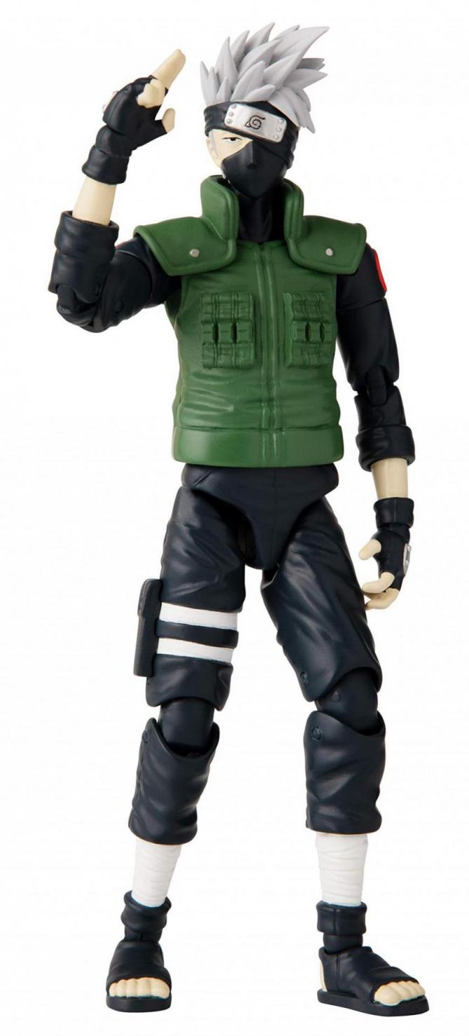 Naruto hatake kakashi figurine anime heroes 17cm 1