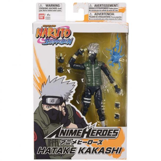 Naruto hatake kakashi figurine anime heroes 17cm