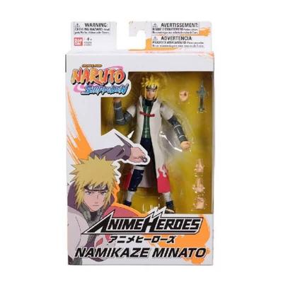 Naruto namikaze minato figurine anime heroes 17cm 1