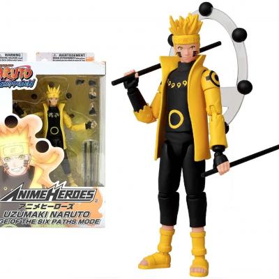 Naruto naruto sage of six paths mode figurine anime heroes 17cm