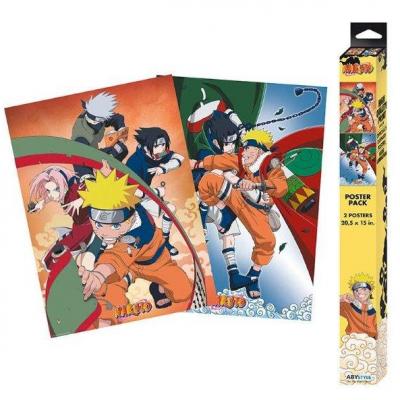 Naruto naruto vs sasuke set 2 posters 52x38