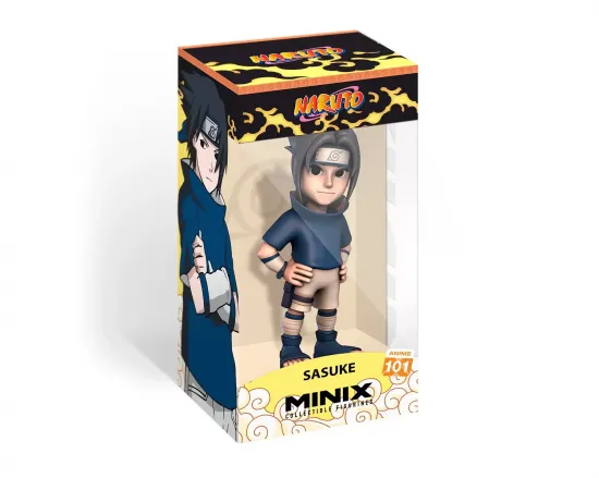 Naruto sasuke uchiwa figurine minix 12cm