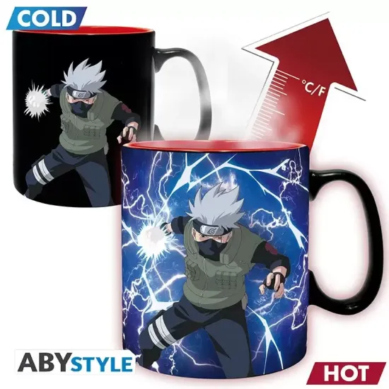 Naruto shippuden kakashi itachi mug thermoreactif 460ml 1