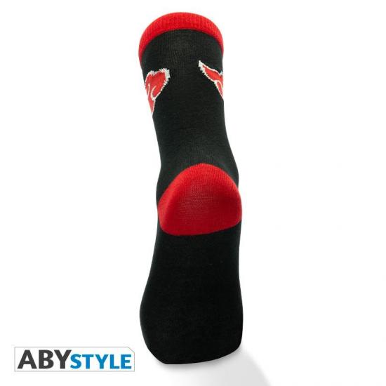Naruto shippuden socks black red akatsuki