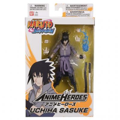 Naruto uchiha sasuke figurine anime heroes 17cm