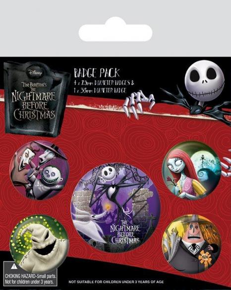 Nbx pack 5 badges characters
