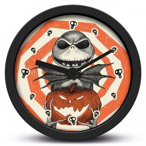 Nbx pumpkin king horloge de bureau 16cm
