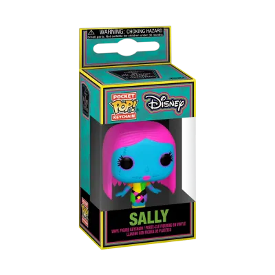 Nightmare before chrismas pocket pop keychains blacklight sally