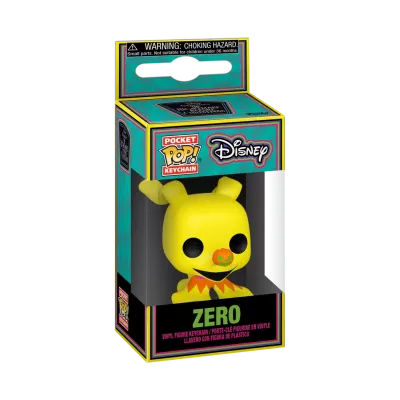 Nightmare before chrismas pocket pop keychains blacklight zero