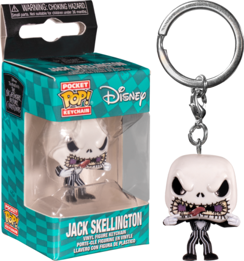 Nightmare before christmas pocket pop keychains jack scary face