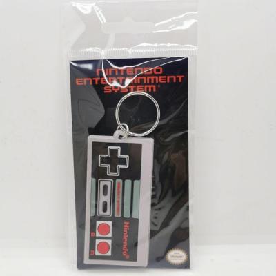 Nintendo nes controller rubber keychain