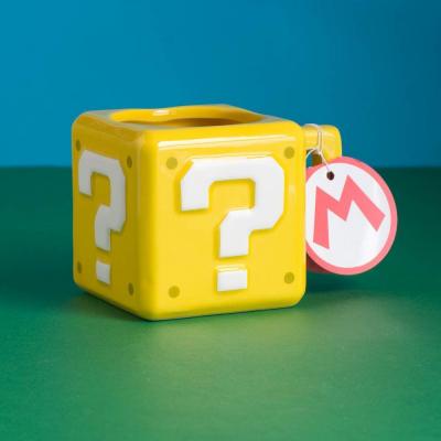 Nintendo question block 3d mug
