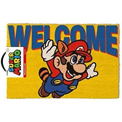 Nintendo super mario welcome paillasson 40x60 1
