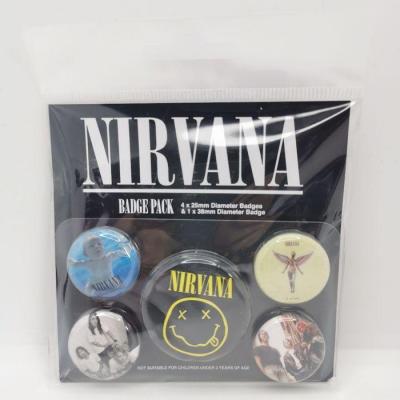 Nirvana pack 5 badges