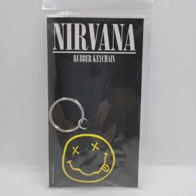 Nirvana smile rubber keychain nirvana smile rubber keychain 1