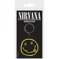 Nirvana smile rubber keychain nirvana smile rubber keychain