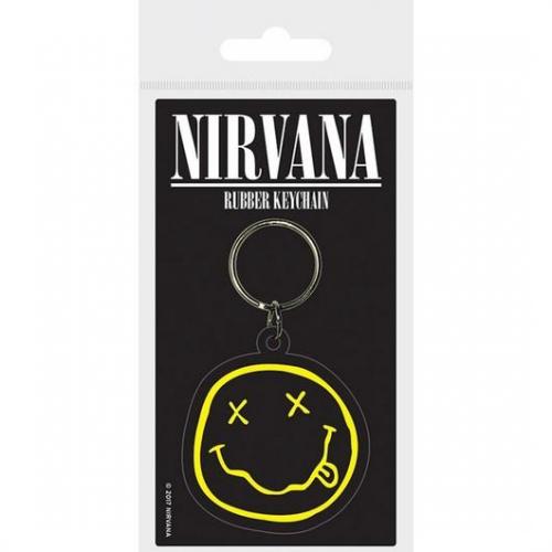 Nirvana smile rubber keychain nirvana smile rubber keychain