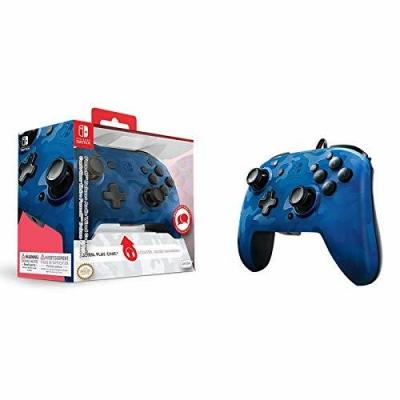 Official faceoff deluxe audio wired blue controller