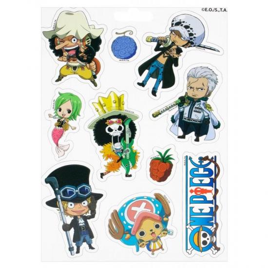 One piece chibi set de 20 magnets 2
