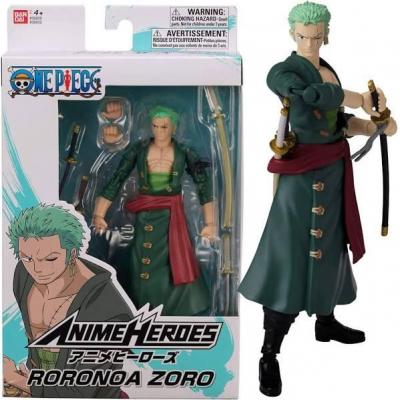 One piece roronoa zoro figurine anime heroes 17cm