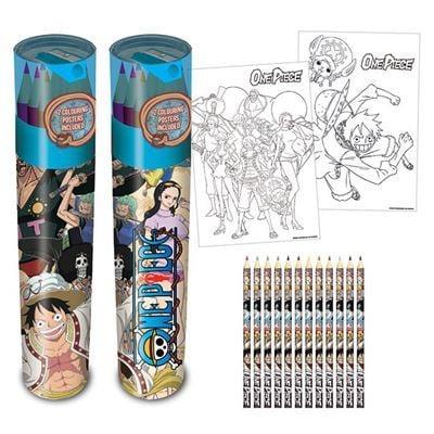 One piece whole cake island tube 2 posters crayons