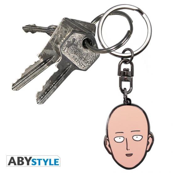 One punch man porte cles metal saitama 2