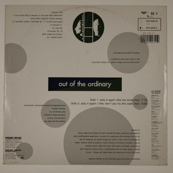Out of the ordinary play it again maxi single vinyle occasion 1