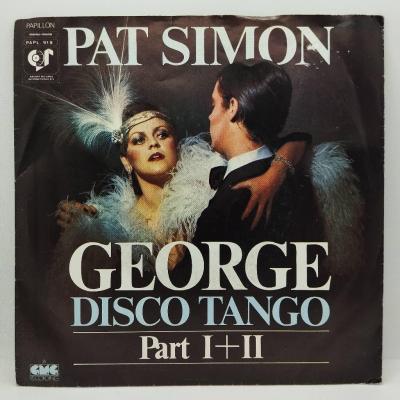 Pat simon george disco tango part i ii single vinyle 45t occasion