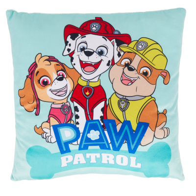 Paw patrol band coussin carre 35x35cm