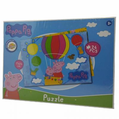 Peppa pig montgolfiere puzzle 24 pcs