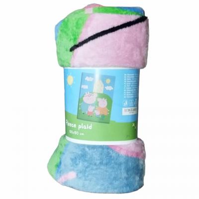 Peppa pig plaid polaire 100 polyester 100x150cm