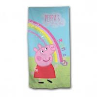 Peppa pig serviette de plage en polyester 70 x 140 cm 1