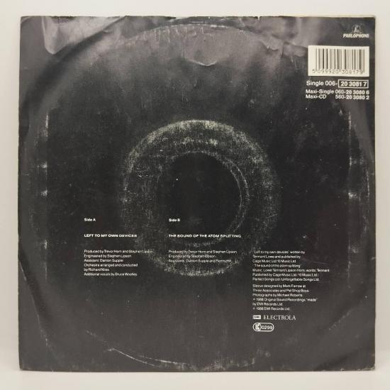 Pet shop boys left to my own devices single vinyle 45t occasion 1