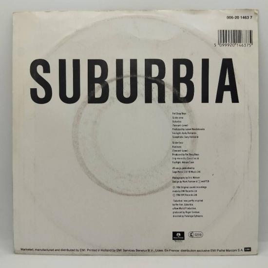 Pet shop boys suburbia single vinyle 45t occasion 1