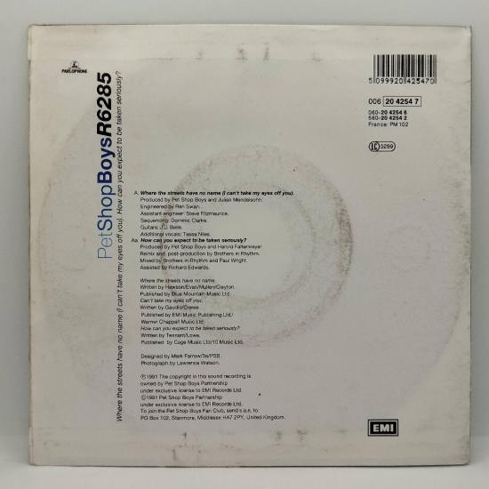 Pet shop boys where the streets have no name single vinyle 45t occasion 1