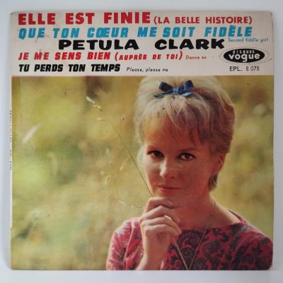 Petula clark elle est finie la belle histoire single vinyle ep occasion