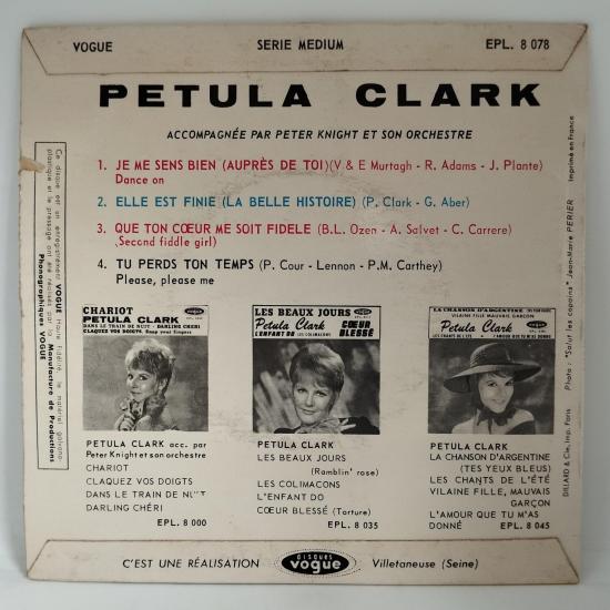 Petula clark elle est finie la belle histoire single vinyle ep occasion 1