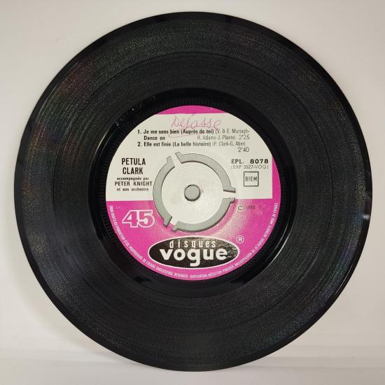 Petula clark elle est finie la belle histoire single vinyle ep occasion 2