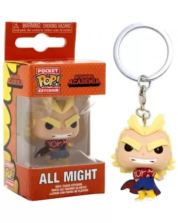Pocket pop keychains my hero academia silver age all might