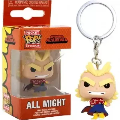 Pocket pop keychains my hero academia silver age all might