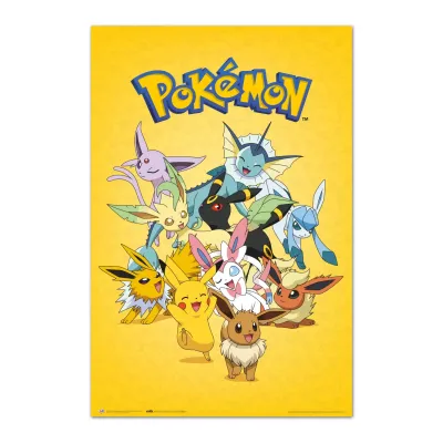 Pokemon evolution evoli poster 61x91cm