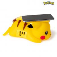 Pokemon pikachu chargeur sans fil usb