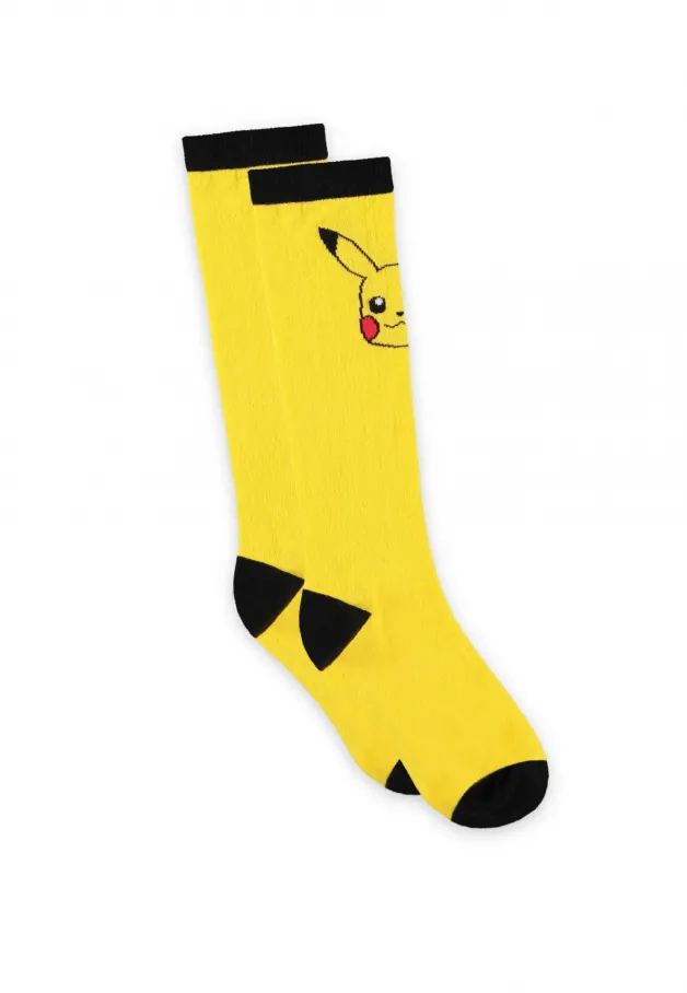 Pokemon pikachu paires de chaussettes hautes t35 t38 1