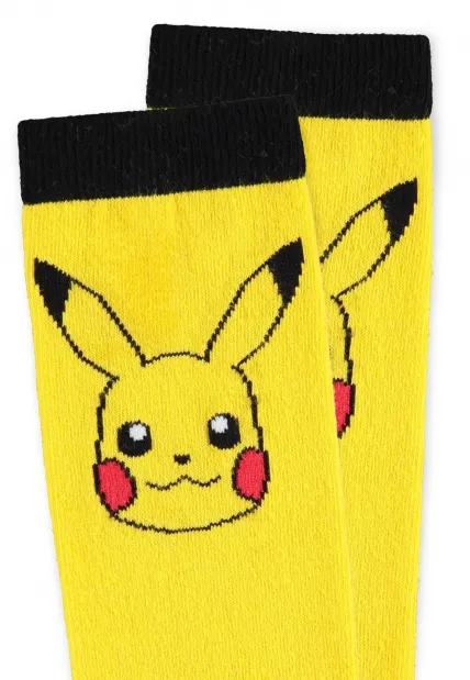 Pokemon pikachu paires de chaussettes hautes t35 t38 2