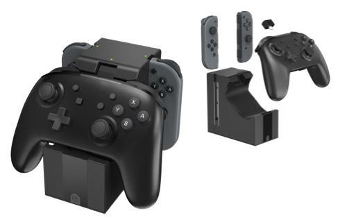 Power a joy con pro controller charging dock for nintendo switch