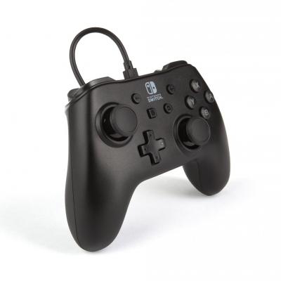 Power a wired controller black for nintendo switch