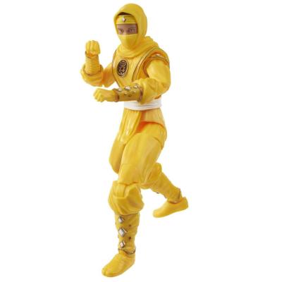 Power rangers ninja yellow ranger figurine lightning col 15cm